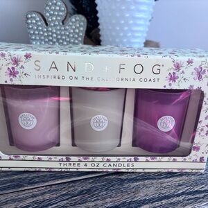 Sand + Fog Floral Scented Candle Set